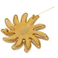 AMORE Vintage CHANEL 1994 Sun Brooch Gold 94A 93382 -Best Jewelry Store 20210914 93382 s 03