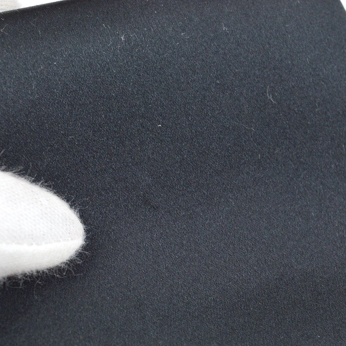 AMORE Vintage CHANEL 1998 Black Satin Beaded Trimmed Flap Bag 21211 9 AMORE Vintage CHANEL 1998 Black Satin Beaded Trimmed Flap Bag 21211 - Image 7