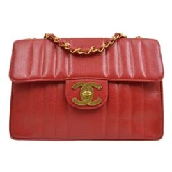 AMORE Vintage CHANEL 1991-1994 Red Caviar Skin Vertical Classic Flap Jumbo 10109 -Best Jewelry Store 20211126 10109 s 01 0a7b47f3 b6b0 4d97 ae74 8a46865c53ca