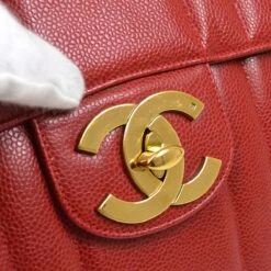 AMORE Vintage CHANEL 1991-1994 Red Caviar Skin Vertical Classic Flap Jumbo 10109 -Best Jewelry Store 20211126 10109 s 04 5e6d5b1e a7cd 48a6 aae9 669f0ca73896