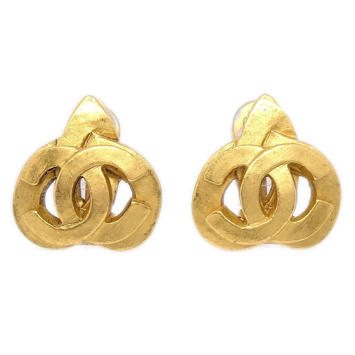 AMORE Vintage CHANEL 1997 Heart Earrings Gold Small 03494 7 AMORE Vintage CHANEL 1997 Heart Earrings Gold Small 03494 - Image 5