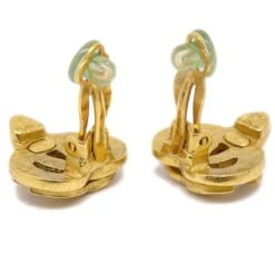 AMORE Vintage CHANEL 1997 Heart Earrings Gold Small 03494 12 AMORE Vintage CHANEL 1997 Heart Earrings Gold Small 03494 -Best Jewelry Store 20211213 03494 03