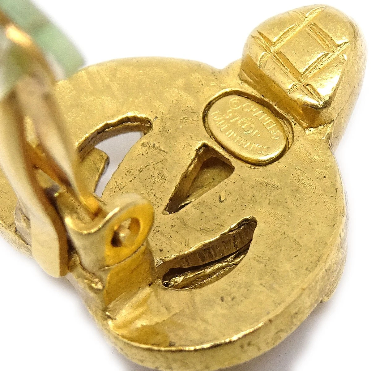 AMORE Vintage CHANEL 1997 Heart Earrings Gold Small 03494 10 AMORE Vintage CHANEL 1997 Heart Earrings Gold Small 03494 - Image 8