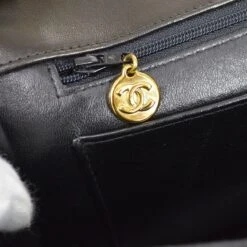 AMORE Vintage CHANEL * 1994-1996 Chain Around Classic Flap Maxi Black Patent Leather 21661 -Best Jewelry Store 20211222 21661 s 09