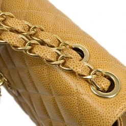 AMORE Vintage CHANEL 2000-2001 Beige Caviar Classic Flap Jumbo 43271 -Best Jewelry Store 20220112 43271 s 04 a14f5446 a37c 4d57 a4bd c49056c21f06