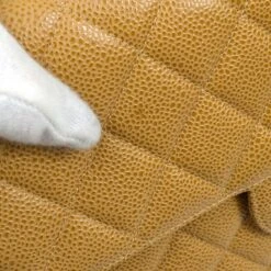 AMORE Vintage CHANEL 2000-2001 Beige Caviar Classic Flap Jumbo 43271 -Best Jewelry Store 20220112 43271 s 05