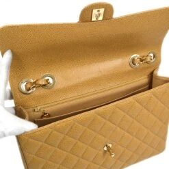 AMORE Vintage CHANEL 2000-2001 Beige Caviar Classic Flap Jumbo 43271 -Best Jewelry Store 20220112 43271 s 07 f5d74551 6bae 47e0 9bb6 c6bc881ad011