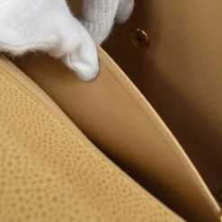 AMORE Vintage CHANEL 2000-2001 Beige Caviar Classic Flap Jumbo 43271 -Best Jewelry Store 20220112 43271 s 09