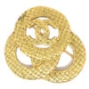 AMORE Vintage CHANEL 1994 Woven Brooch Pin Gold 52032 -Best Jewelry Store 20220203 52032 01