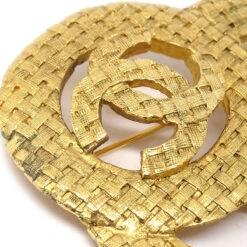 AMORE Vintage CHANEL 1994 Woven Brooch Pin Gold 52032 -Best Jewelry Store 20220203 52032 03 7a507a44 1034 44b6 bd68 e65ba9d72bd4