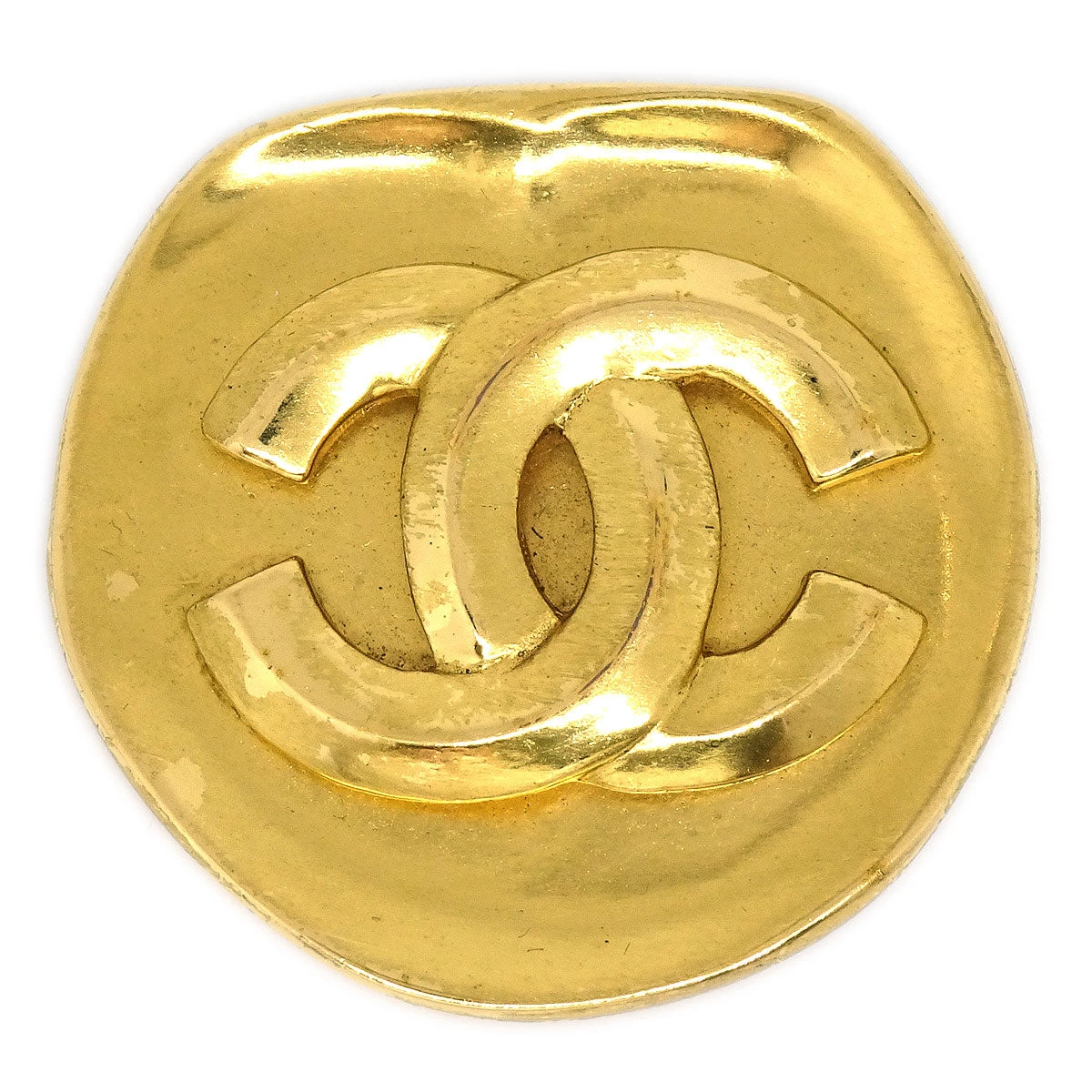 AMORE Vintage CHANEL 1996 CC Brooch Pin Gold 03522 7 AMORE Vintage CHANEL 1996 CC Brooch Pin Gold 03522 - Image 5