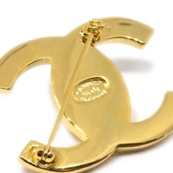 AMORE Vintage CHANEL Turnlock Brooch Pin Gold 96A 22525 -Best Jewelry Store 20220324 22525 03