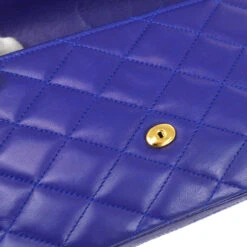 AMORE Vintage CHANEL 1989-1991 Blue Lambskin Pointed Flap Bag 05982 28 AMORE Vintage CHANEL 1989-1991 Blue Lambskin Pointed Flap Bag 05982 -Best Jewelry Store 20220401 05982 s 06