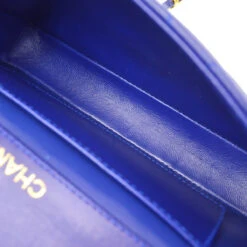 AMORE Vintage CHANEL 1989-1991 Blue Lambskin Pointed Flap Bag 05982 30 AMORE Vintage CHANEL 1989-1991 Blue Lambskin Pointed Flap Bag 05982 -Best Jewelry Store 20220401 05982 s 08