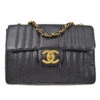 AMORE Vintage CHANEL 1991-1994 Vertical Classic Flap Jumbo Black Caviar 14120 -Best Jewelry Store 20220415 14120 s 01