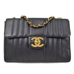 AMORE Vintage CHANEL 1991-1994 Vertical Classic Flap Jumbo Black Caviar 14120 -Best Jewelry Store 20220415 14120 s 01 c78d32a8 6adf 40a3 903d 5ac8ab47c60c