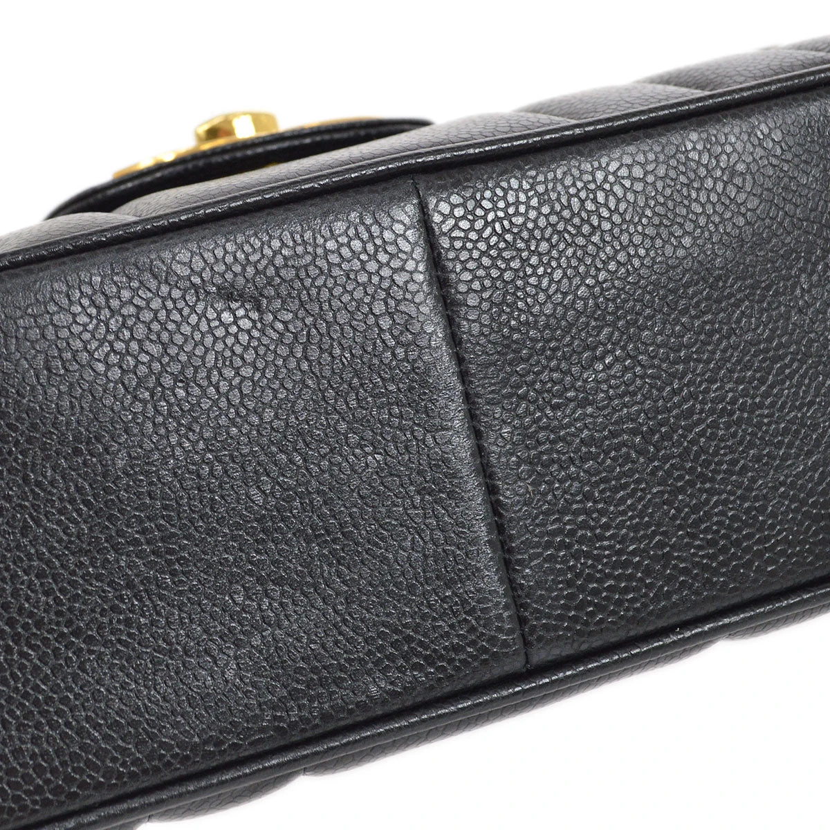AMORE Vintage CHANEL 1991-1994 Black Caviar Vertical Classic Flap Jumbo 14367 7 AMORE Vintage CHANEL 1991-1994 Black Caviar Vertical Classic Flap Jumbo 14367 - Image 5