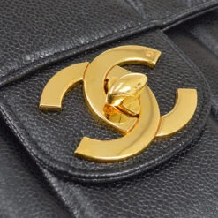 AMORE Vintage CHANEL 1991-1994 Black Caviar Vertical Classic Flap Jumbo 14367 27 AMORE Vintage CHANEL 1991-1994 Black Caviar Vertical Classic Flap Jumbo 14367 -Best Jewelry Store 20220420 14367 s 05