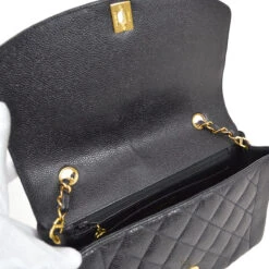 AMORE Vintage CHANEL 1994-1996 Diana Flap Medium Black Caviar 73182 -Best Jewelry Store 20220620 73182 06