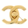 AMORE Vintage CHANEL 1996 Turnlock Brooch Pin Gold Medium 73734 -Best Jewelry Store 20220620 73734 01