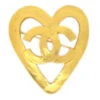 AMORE Vintage CHANEL Heart Brooch Pin Gold 95P 94206 1 AMORE Vintage CHANEL Heart Brooch Pin Gold 95P 94206 -Best Jewelry Store 20220620 94206 01