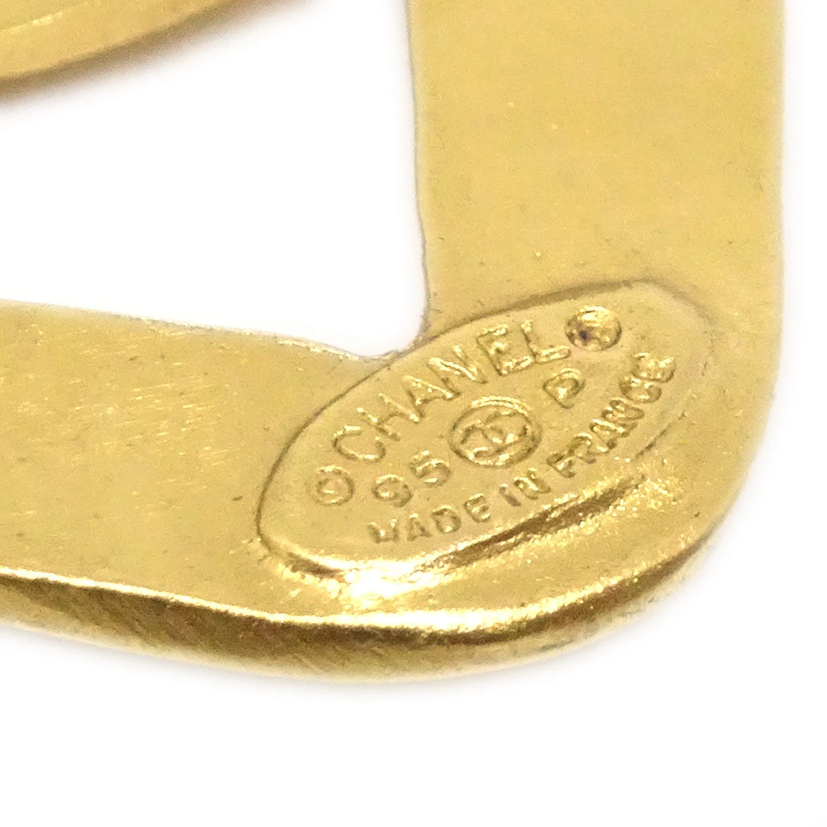 AMORE Vintage CHANEL Heart Brooch Pin Gold 95P 94206 10 AMORE Vintage CHANEL Heart Brooch Pin Gold 95P 94206 - Image 8