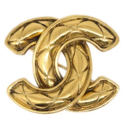 AMORE Vintage CHANEL Quilted CC Brooch Pin Gold 1153 94722 -Best Jewelry Store 20220707 94722 01 00eef764 8213 43f3 8657 b5ba61002e9f