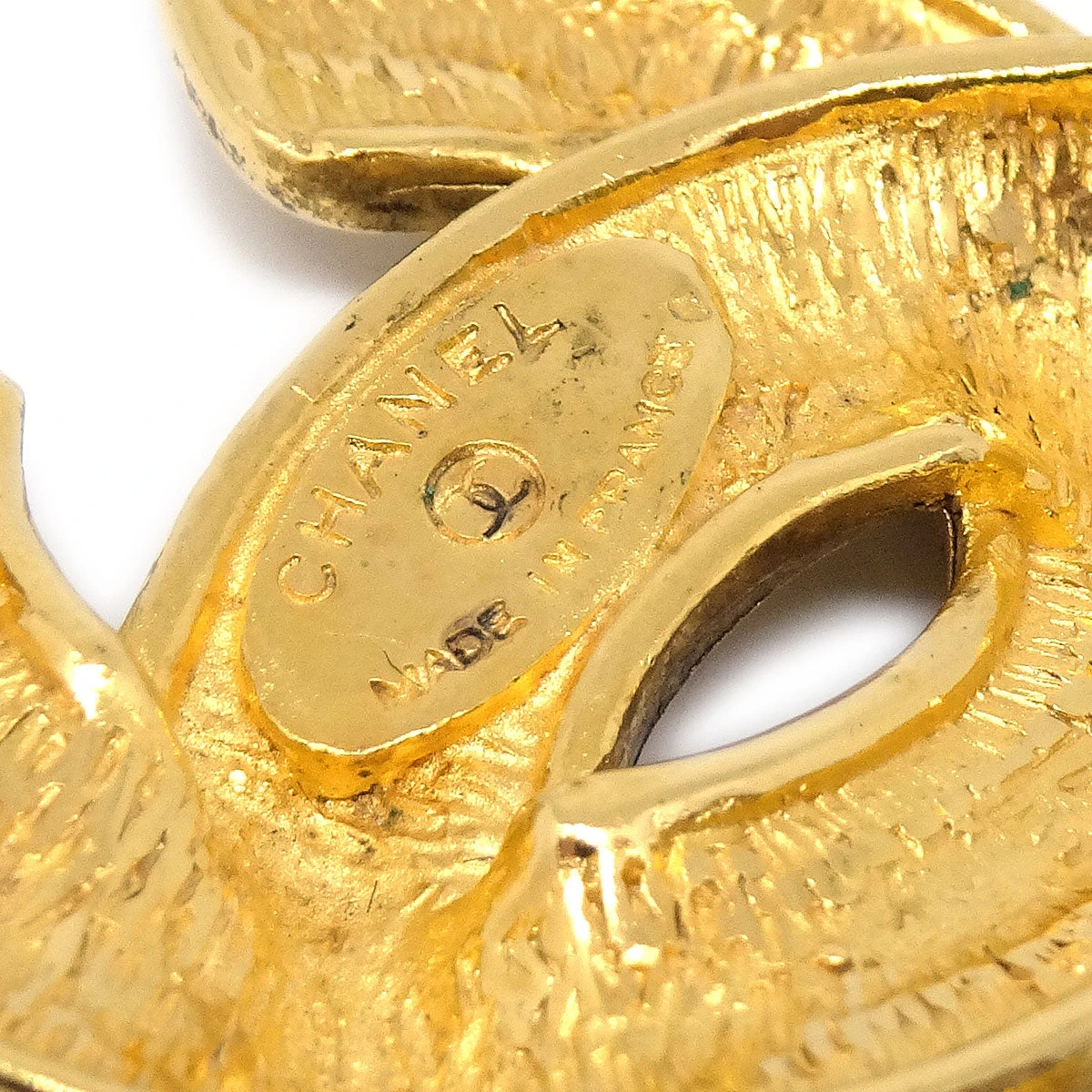 AMORE Vintage CHANEL Quilted Brooch Pin Gold 1153 94725 6 AMORE Vintage CHANEL Quilted Brooch Pin Gold 1153 94725 - Image 4