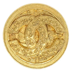 AMORE Vintage CHANEL 1994 CC Filigree Round Brooch 94727 -Best Jewelry Store 20220711 94727 01