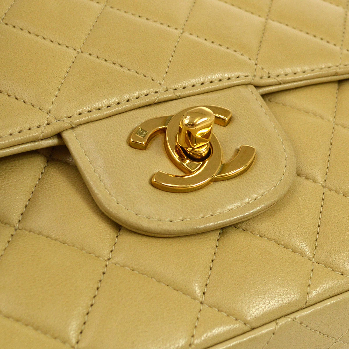 AMORE Vintage CHANEL 1994 Classic Flap Handbag Set Beige Lambskin 94751 17 AMORE Vintage CHANEL 1994 Classic Flap Handbag Set Beige Lambskin 94751 - Image 15