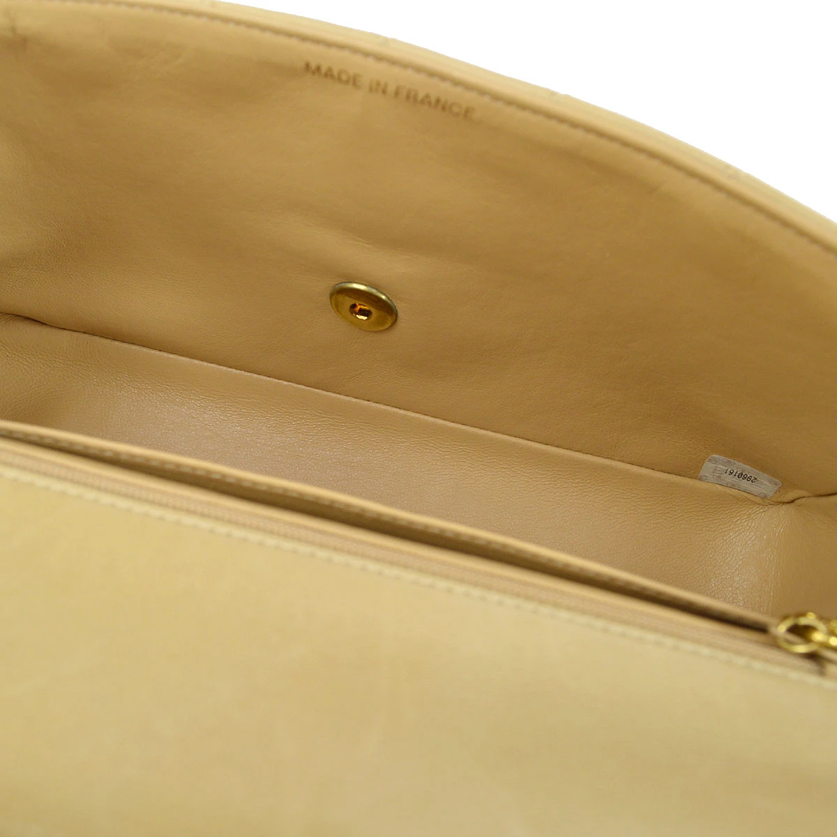 AMORE Vintage CHANEL 1994 Classic Flap Handbag Set Beige Lambskin 94751 11 AMORE Vintage CHANEL 1994 Classic Flap Handbag Set Beige Lambskin 94751 - Image 9