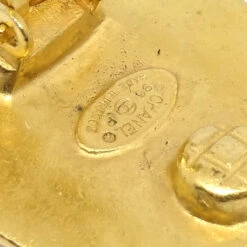 AMORE Vintage CHANEL 1996 Button Earrings Clip-On Gold Medium 64476 -Best Jewelry Store 20220715 64476 04