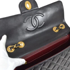 AMORE Vintage CHANEL 1994-1996 Black Lambskin Classic Flap Maxi 64429 -Best Jewelry Store 20220721 64429 07