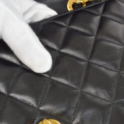 AMORE Vintage CHANEL 1994-1996 Black Lambskin Classic Flap Maxi 64429 -Best Jewelry Store 20220721 64429 10