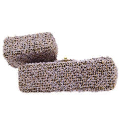 AMORE Vintage CHANEL * 1994 Classic Flap Handbag Set Purple Tweed 85616 -Best Jewelry Store 20220728 85616 03