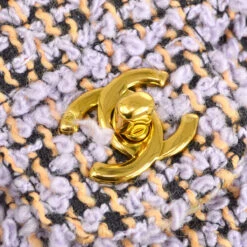 AMORE Vintage CHANEL * 1994 Classic Flap Handbag Set Purple Tweed 85616 -Best Jewelry Store 20220728 85616 05