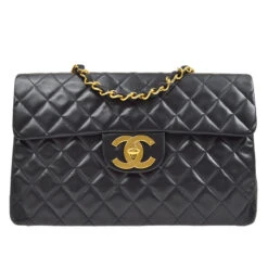 AMORE Vintage CHANEL 1991-1994 Black Lambskin Classic Flap Maxi 75041 -Best Jewelry Store 20220801 75041 01 f3031394 73de 439a 8633 af487a385ed2