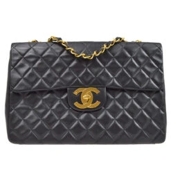 AMORE Vintage CHANEL 1994-1996 Black Lambskin Classic Flap Maxi 75100 -Best Jewelry Store 20220810 75100 01 3341406d ef99 4049 9e07 86a5b74a67e8