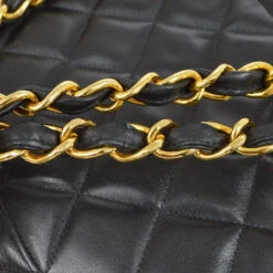 AMORE Vintage CHANEL 1994-1996 Black Lambskin Classic Flap Maxi 75100 -Best Jewelry Store 20220810 75100 05