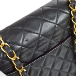 AMORE Vintage CHANEL 1994-1996 Black Lambskin Classic Flap Maxi 75100 -Best Jewelry Store 20220810 75100 06