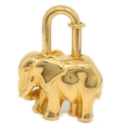 AMORE Vintage HERMES 1988 Elephant Cadena Bag Charm Gold Small Good 86139 -Best Jewelry Store 20220908 86139 02 bcd3f9f2 63e5 4433 931e 2e79c349e5ca
