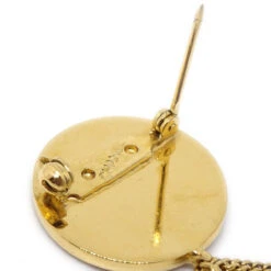 AMORE Vintage CHANEL Quilted Bag Brooch Pin Gold 95798 -Best Jewelry Store 20220912 95798 04