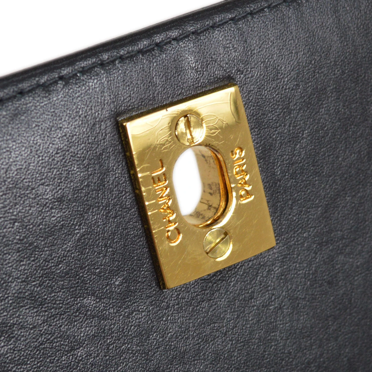 AMORE Vintage CHANEL 1991-1994 CC Flap Maxi Black Lambskin 65023 12 AMORE Vintage CHANEL 1991-1994 CC Flap Maxi Black Lambskin 65023 - Image 10