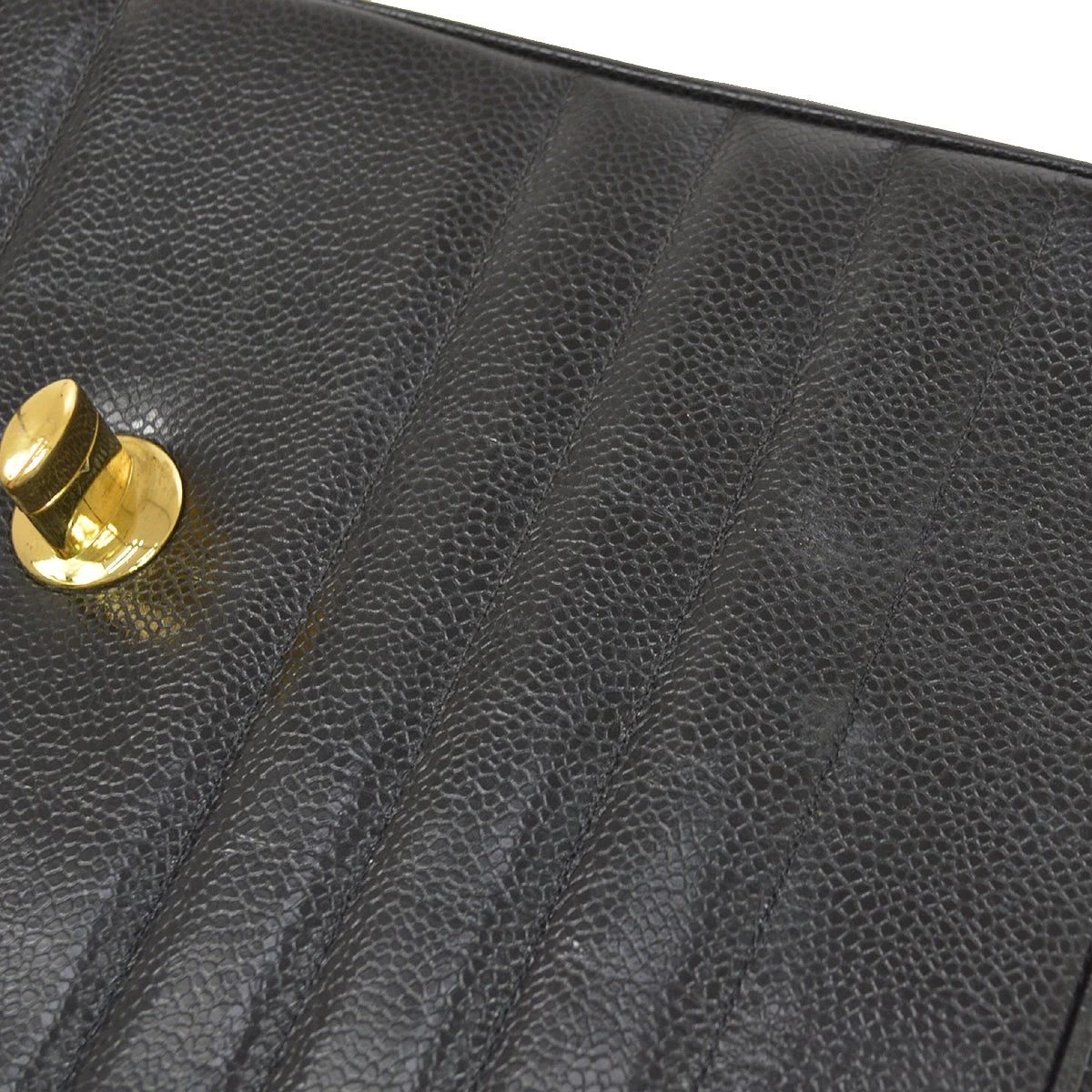 AMORE Vintage CHANEL 1991-1994 Big CC Vertical Classic Flap Jumbo Black Caviar 96283 9 AMORE Vintage CHANEL 1991-1994 Big CC Vertical Classic Flap Jumbo Black Caviar 96283 - Image 7