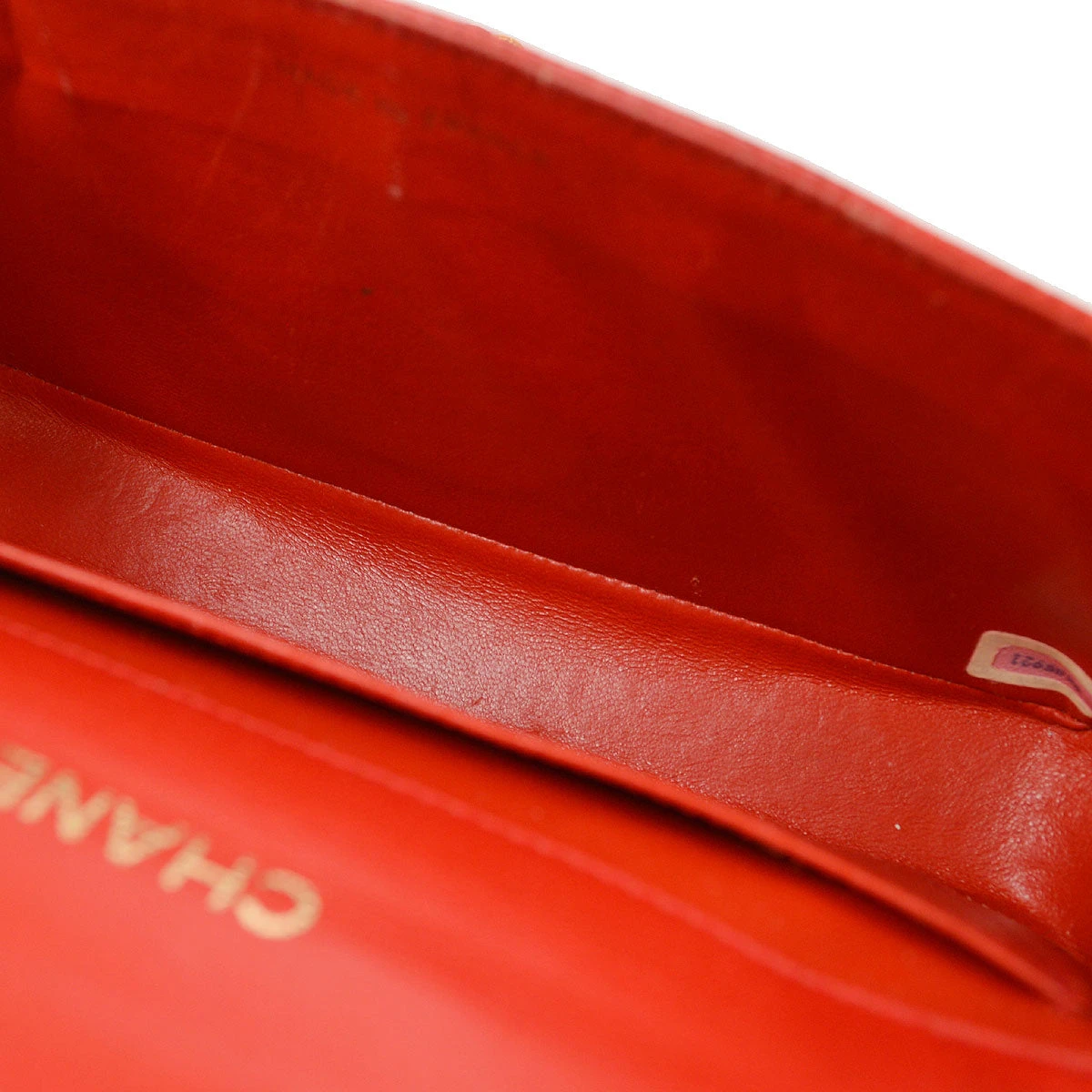 AMORE Vintage CHANEL 1986-1988 Big CC Pointed Flap Mini Red Lizard 45000 11 AMORE Vintage CHANEL 1986-1988 Big CC Pointed Flap Mini Red Lizard 45000 - Image 9