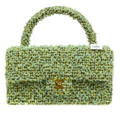 AMORE Vintage CHANEL * 1994 Classic Flap Handbag Medium Green Tweed 54084 32 AMORE Vintage CHANEL * 1994 Classic Flap Handbag Medium Green Tweed 54084 -Best Jewelry Store 20221007 54084 01 e565c76f 1b7c 431c 9278 32218b399947