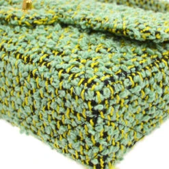 AMORE Vintage CHANEL * 1994 Classic Flap Handbag Medium Green Tweed 54084 24 AMORE Vintage CHANEL * 1994 Classic Flap Handbag Medium Green Tweed 54084 -Best Jewelry Store 20221007 54084 03