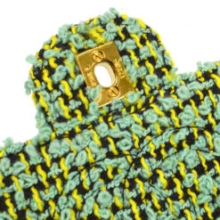 AMORE Vintage CHANEL * 1994 Classic Flap Handbag Medium Green Tweed 54084 27 AMORE Vintage CHANEL * 1994 Classic Flap Handbag Medium Green Tweed 54084 -Best Jewelry Store 20221007 54084 06