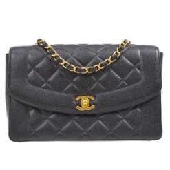 AMORE Vintage CHANEL 1997-1999 Tall Diana Flap Medium Black Caviar 15675 -Best Jewelry Store 20221117 15675 01 99fd32ca 4021 474f aa10 56be40dec792
