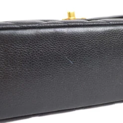 AMORE Vintage CHANEL 1997-1999 Tall Diana Flap Medium Black Caviar 15675 -Best Jewelry Store 20221117 15675 03